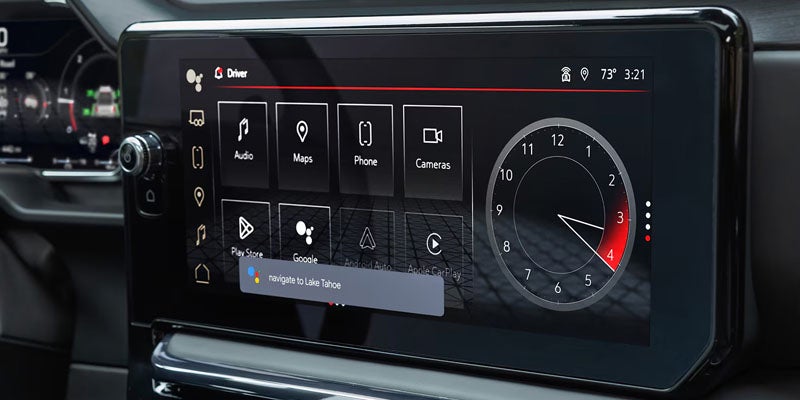 2026 GMC Sierra 1500 infotainment screen with advanced technology features