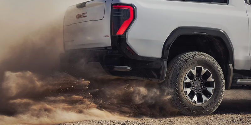 2026 GMC Sierra EV Elevation Extended Range pickup displaying its innovative design
