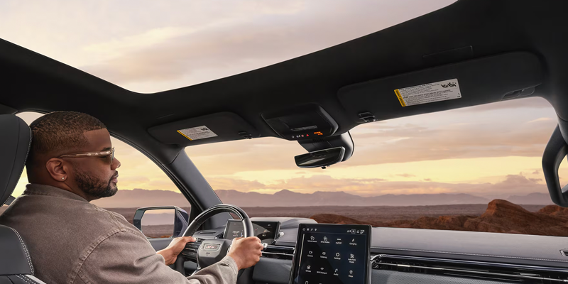 2026 GMC Sierra EV Elevation Extended Range cabin featuring spacious seating