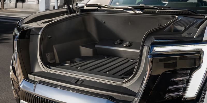 2026 GMC Sierra EV Elevation Extended Range exterior showcasing its bold electric pickup design