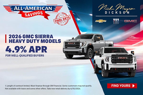 2026 GMC Sierra Heavy Duty Models