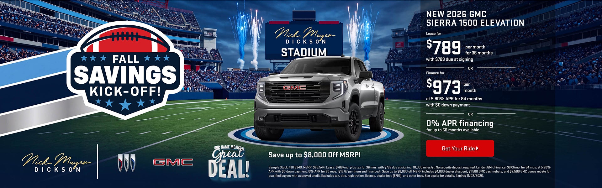 New 2026 GMC Sierra 1500 Elevation